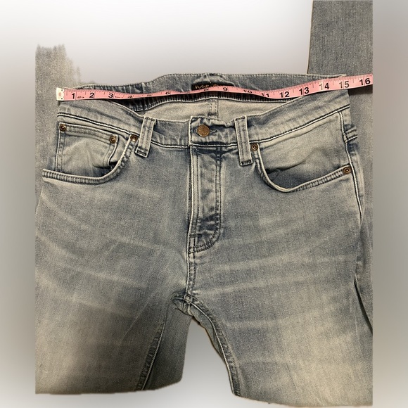 Men’s Nudies Grim Tim Slim Straight Jeans - Picture 8 of 11